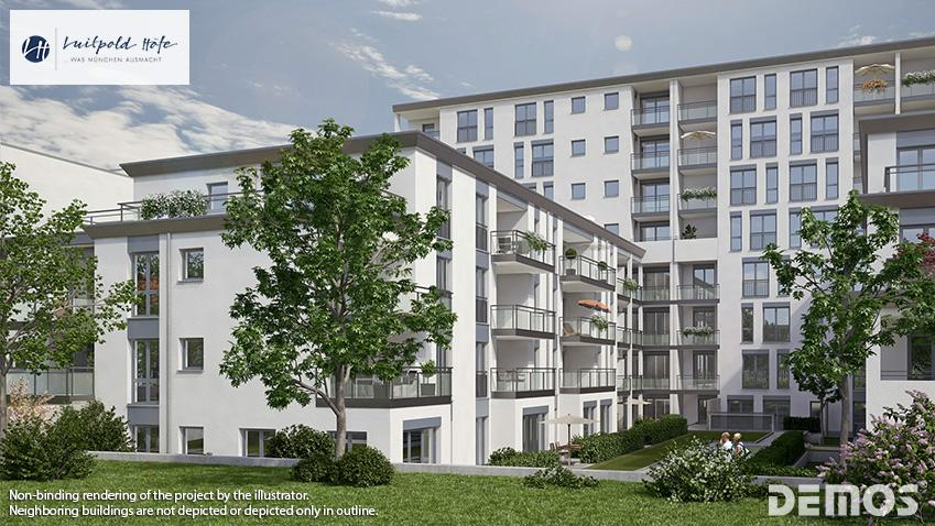 'Luitpold Höfe' in Munich-Milbertshofen: All condominiums reserved