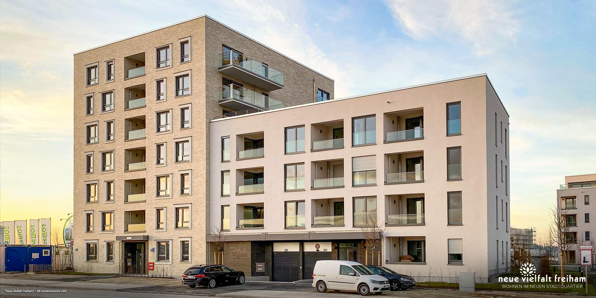 'Neue Vielfalt Freiham' in Munich-Freiham: All condominiums sold