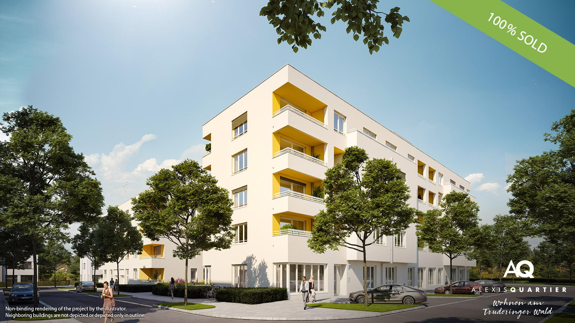 'ALEXISQUARTIER – Wohnen am Truderinger Wald' in Munich-Perlach: All condominiums sold