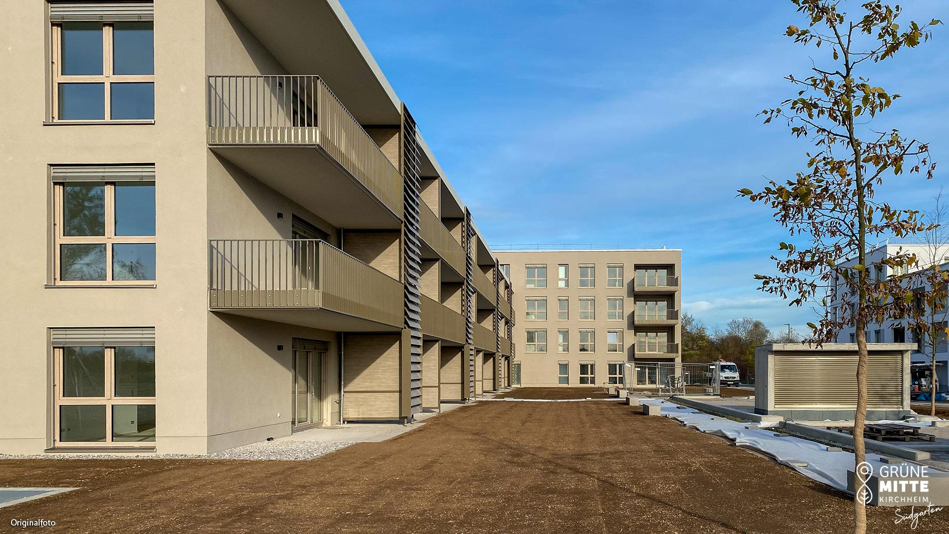 'GRÜNE MITTE KIRCHHEIM - Südgarten' in Kirchheim near Munich: Completion soon