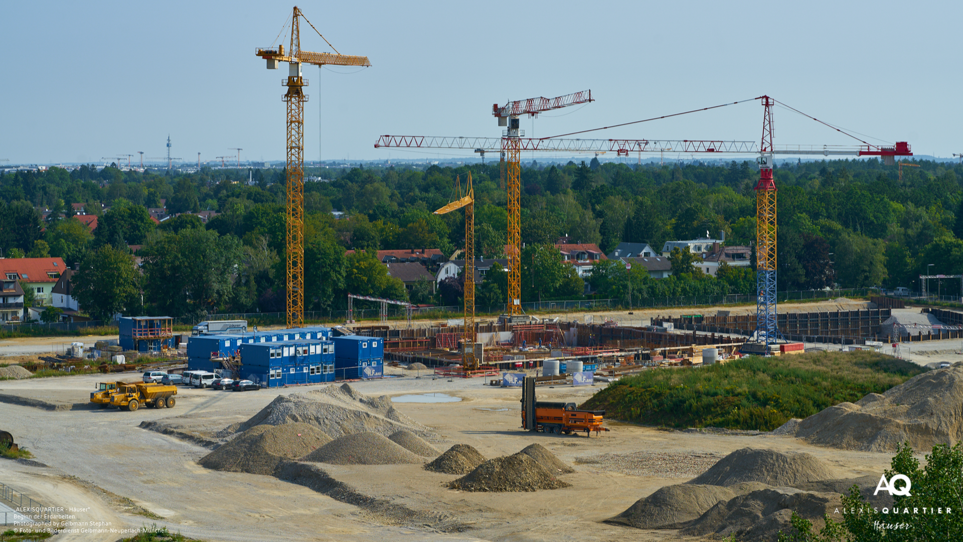 „ALEXISQUARTIER – Häuser“ in München-Perlach: Start der Erdarbeiten