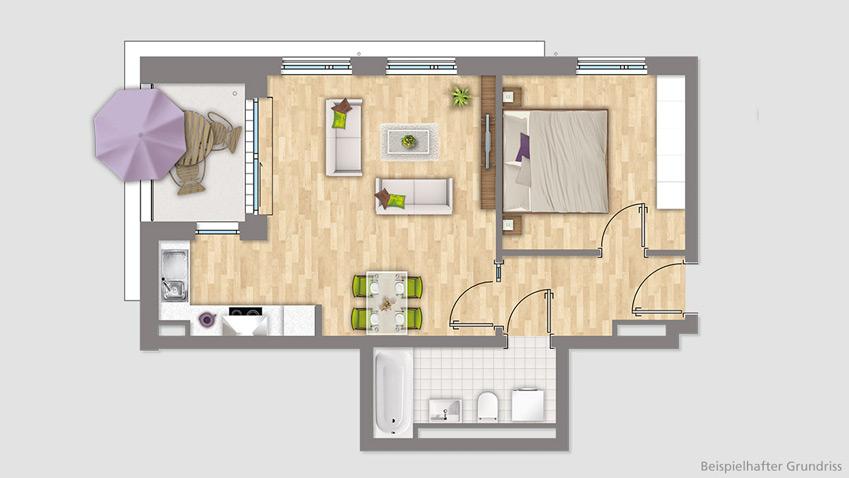 What's important when selecting the floor plan of an apartment?