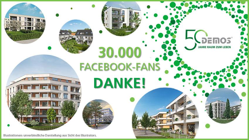 DEMOS sagt Danke für 30.000 Facebook-Fans