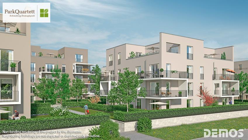 'Park Quartett' Domagkpark: new building project in 'new' Schwabing!