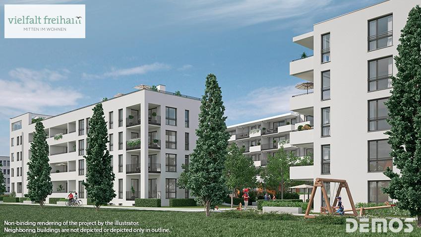 'vielfalt freiham': sales start for modern living in the new neighborhood!