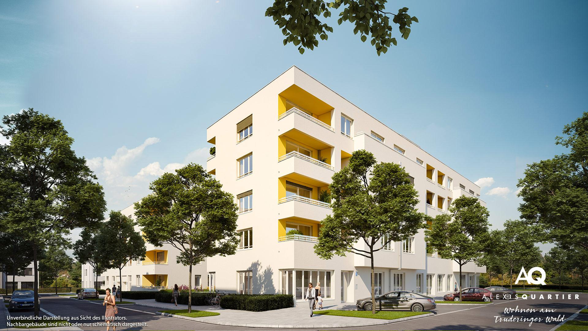 Immobilie Alexisquartier - Wohnen am Truderinger Wald - Illustration 1