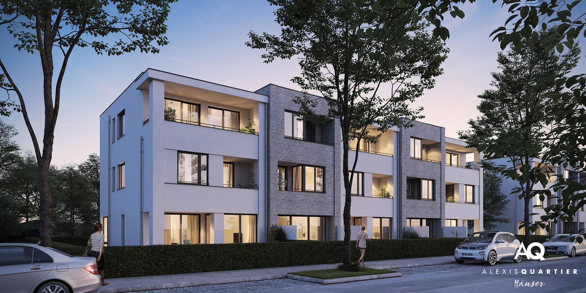 terraced houses munich: Alexisquartier