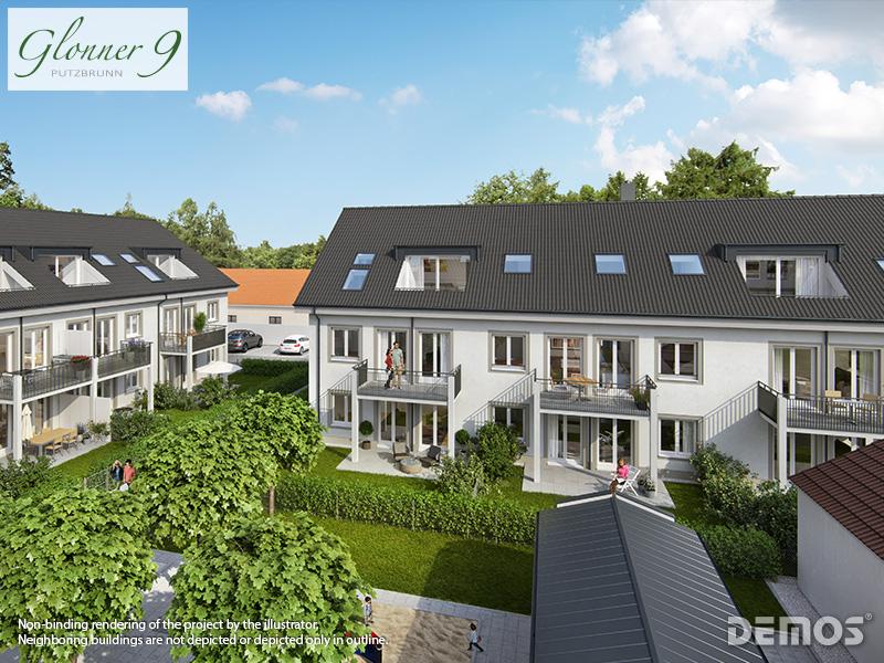 Property Glonner 9 - Illustration interior courtyard