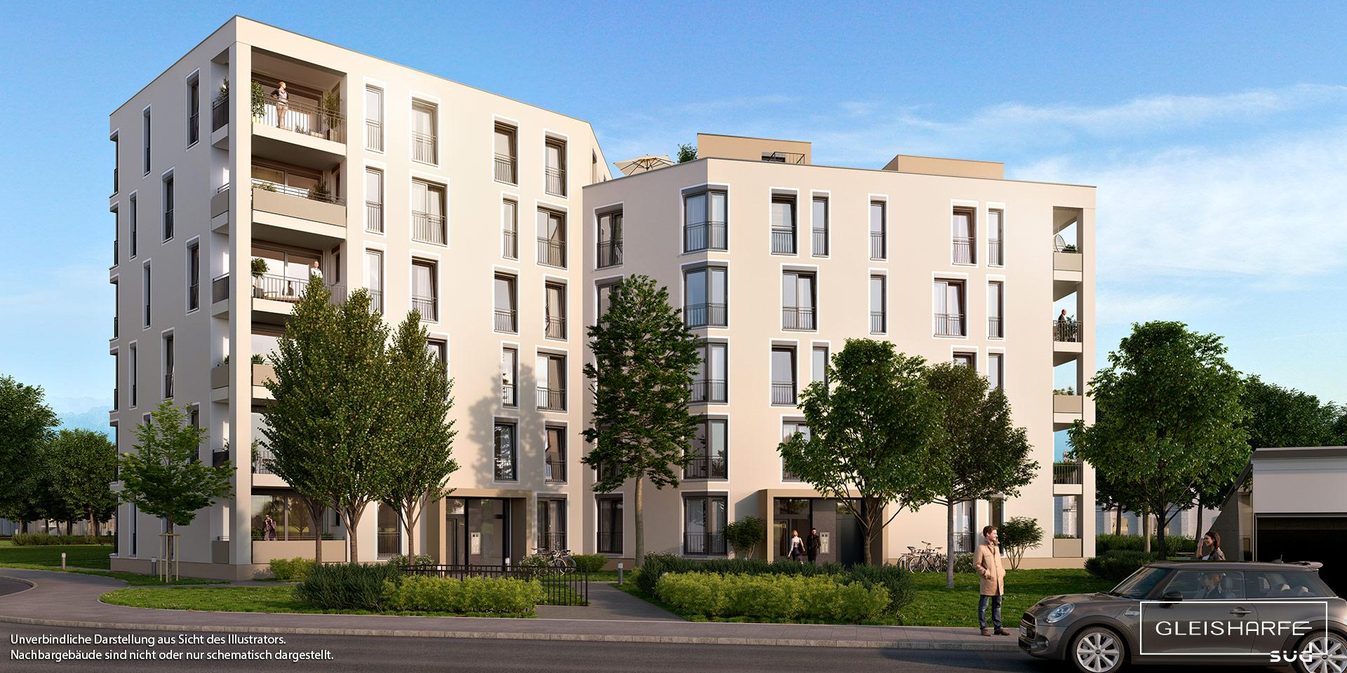“GLEISHARFE süd” in Neuaubing: Sales launching now!
