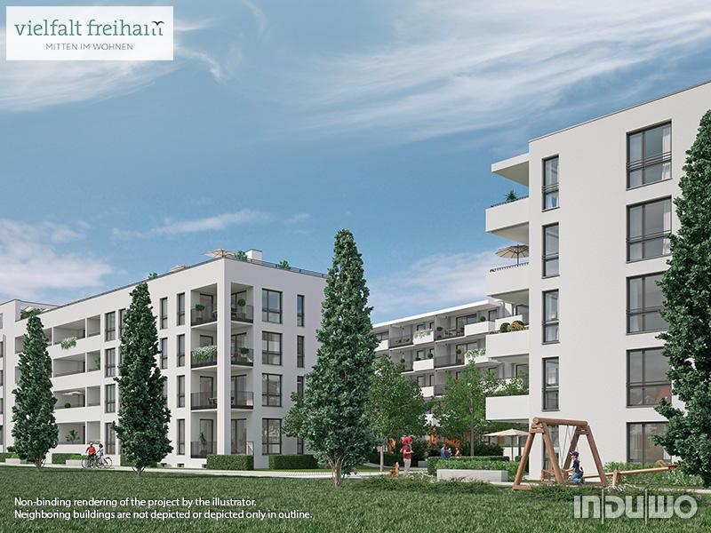Property Vielfalt Freiham - Illustration shared rooftop patio