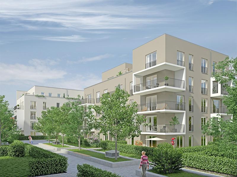 Immobilie ParkQuartett - Illustration Haus 2