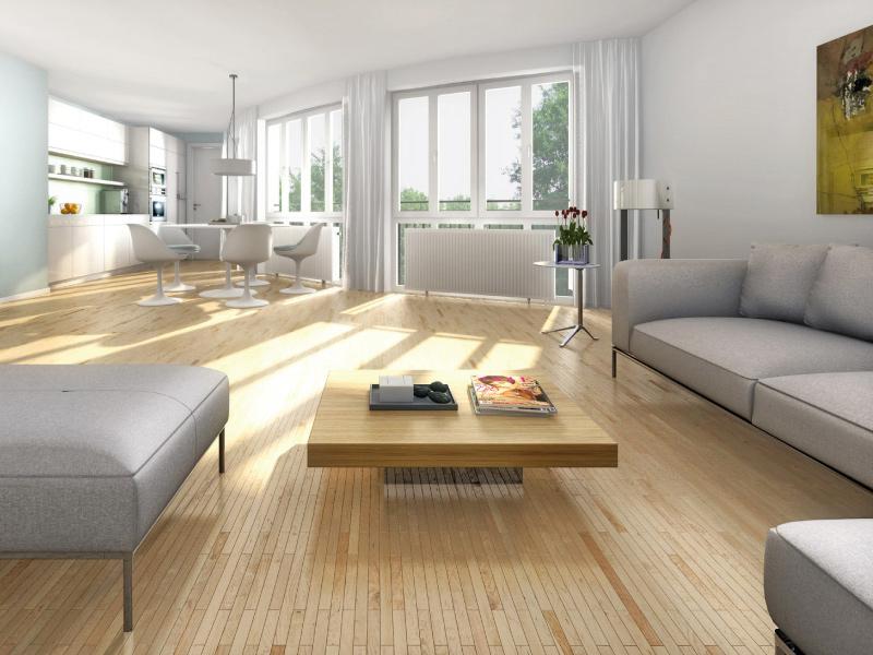 Immobilie WESTENDlich! - Illustration Wohnzimmer Eigentumswohnung Nr. 155