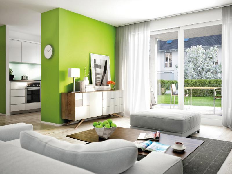 Immobilie Seidlhofgarten - Illustration Wohnzimmer 1