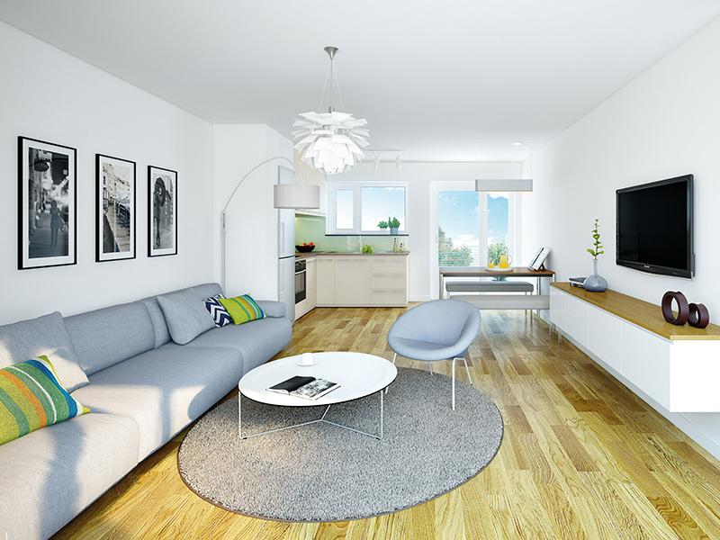 Immobilie VIVA WESTPARK 2 - Illustration Wohnzimmer 2