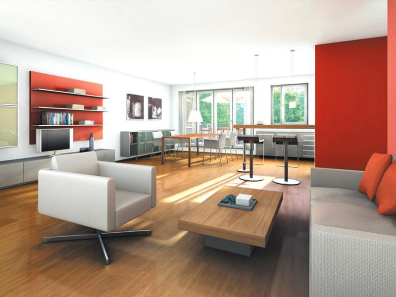 Immobilie NEWWEST FREIHAM - Illustration Wohnzimmer 1