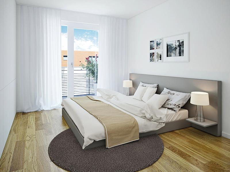 Immobilie VIVA WESTPARK 2 - Illustration Schlafzimmer