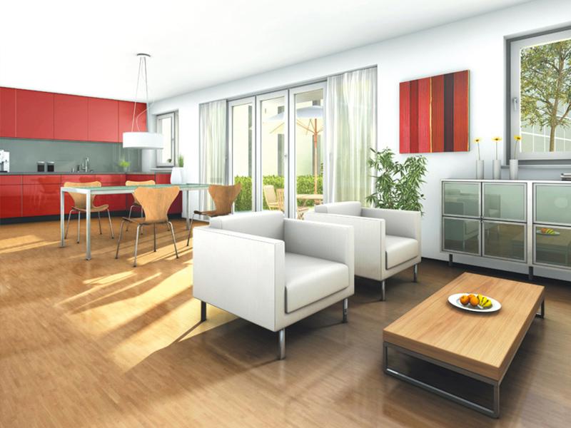 Immobilie NEWWEST FREIHAM - Illustration Wohnzimmer 2