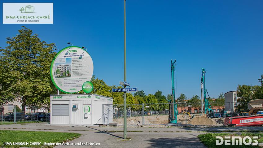 „Irma-Uhrbach-Carré“ in Perlach-Süd: Jetzt Beginn der Verbau- und Erdarbeiten!