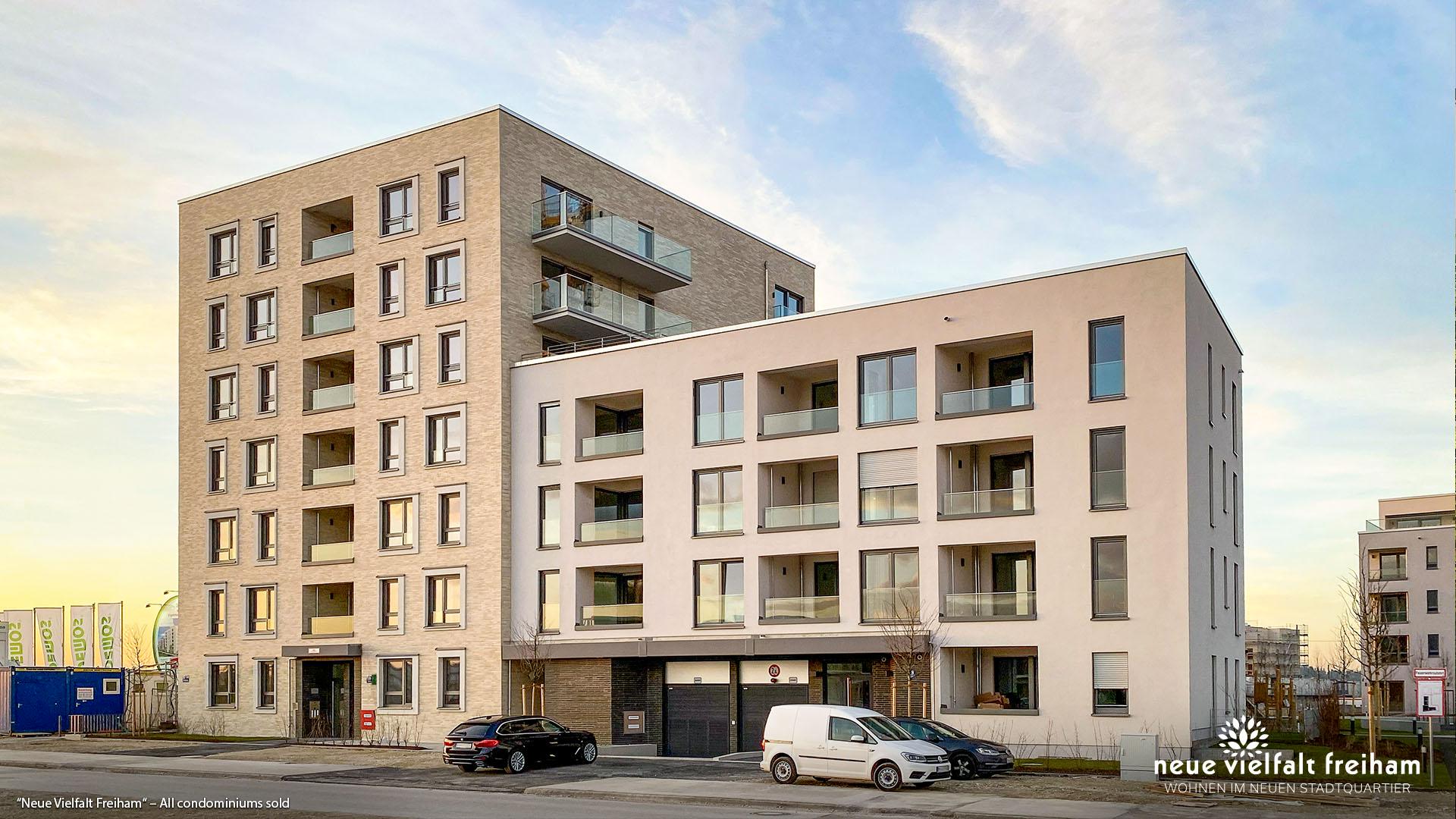 'Neue Vielfalt Freiham' in Munich-Freiham: All condominiums sold