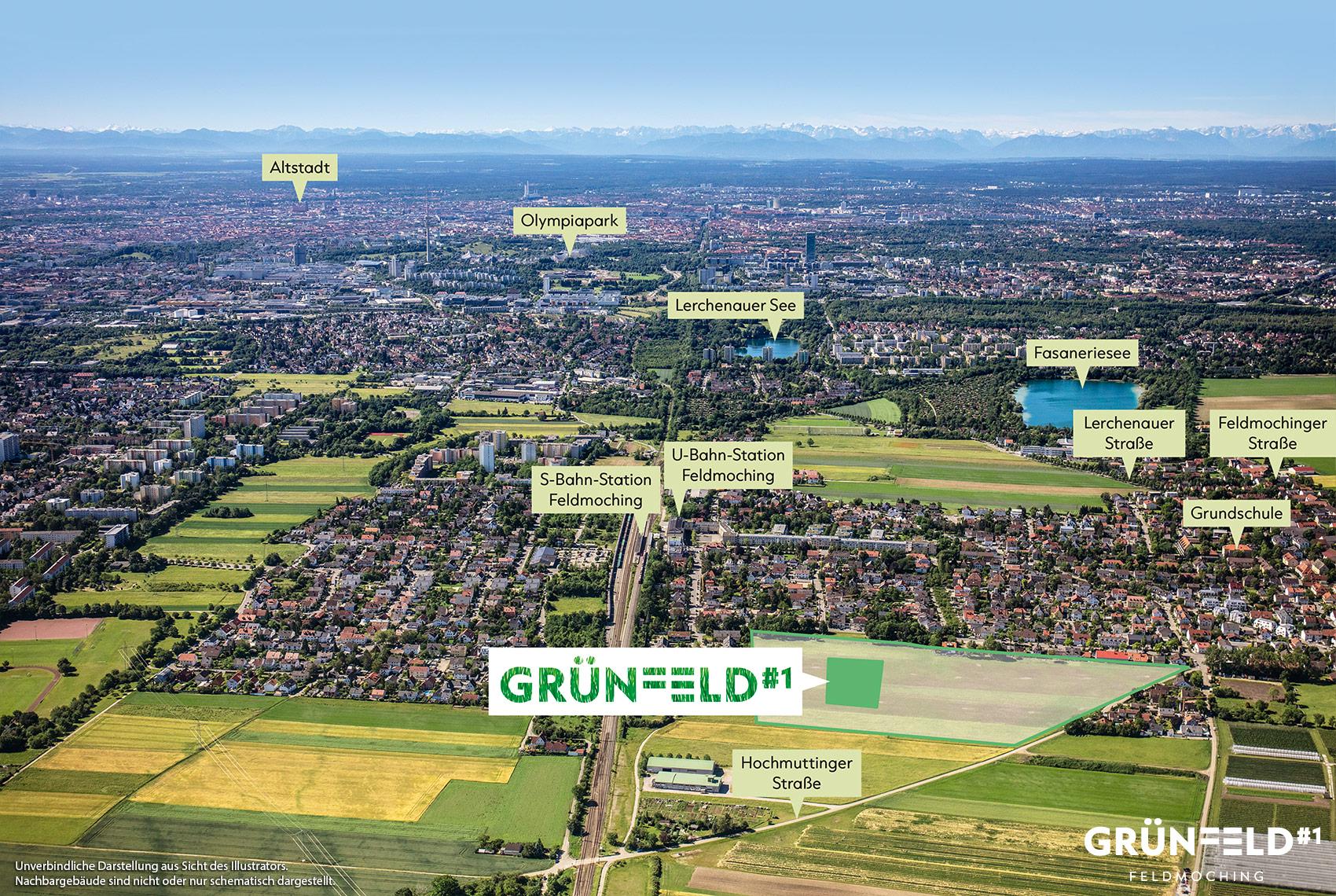 Immobilie Grünfeld 1 - Luftbild