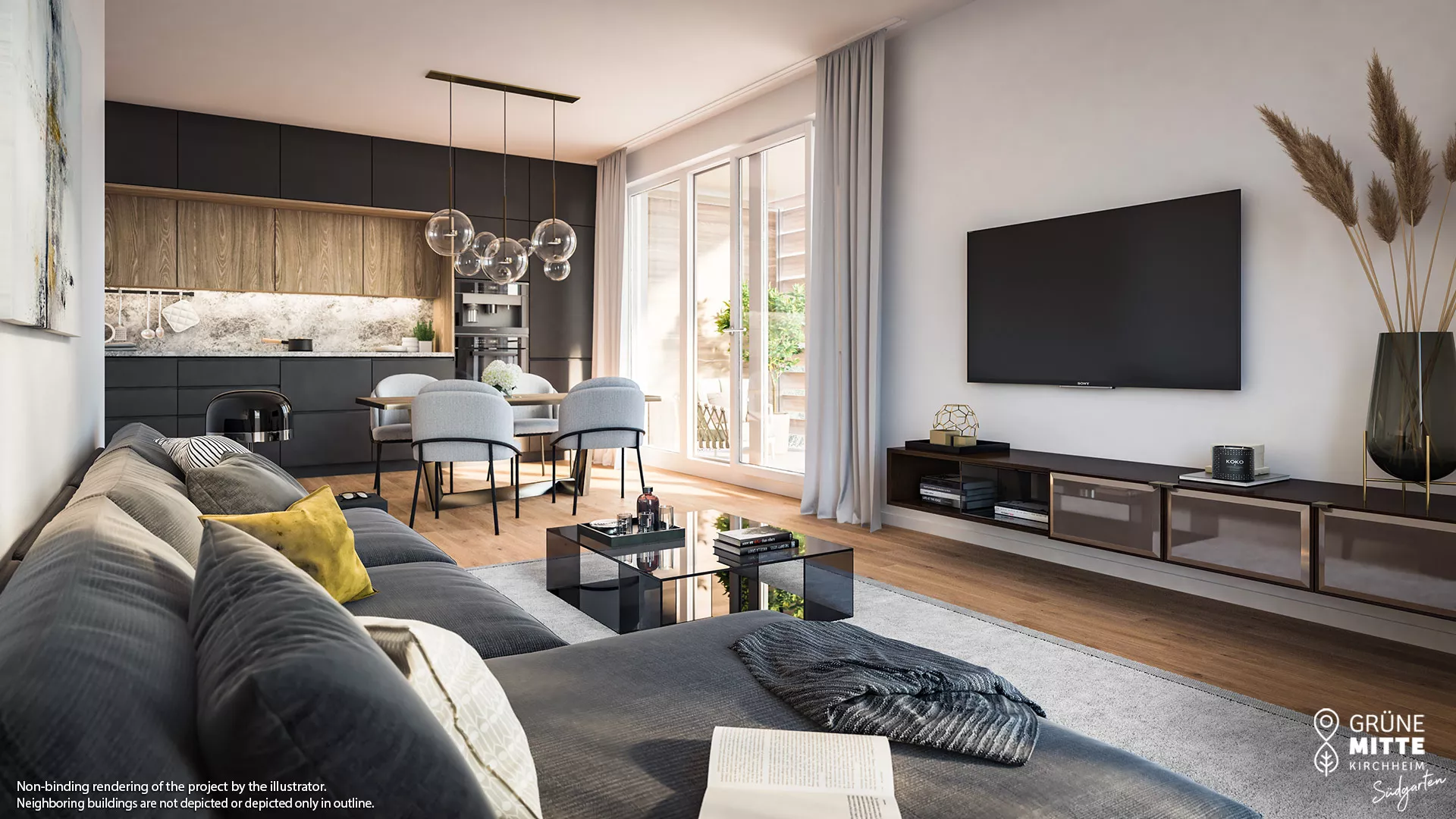 property Grüne Mitte Kirchheim - Südgarten - condominiums - illustration 5