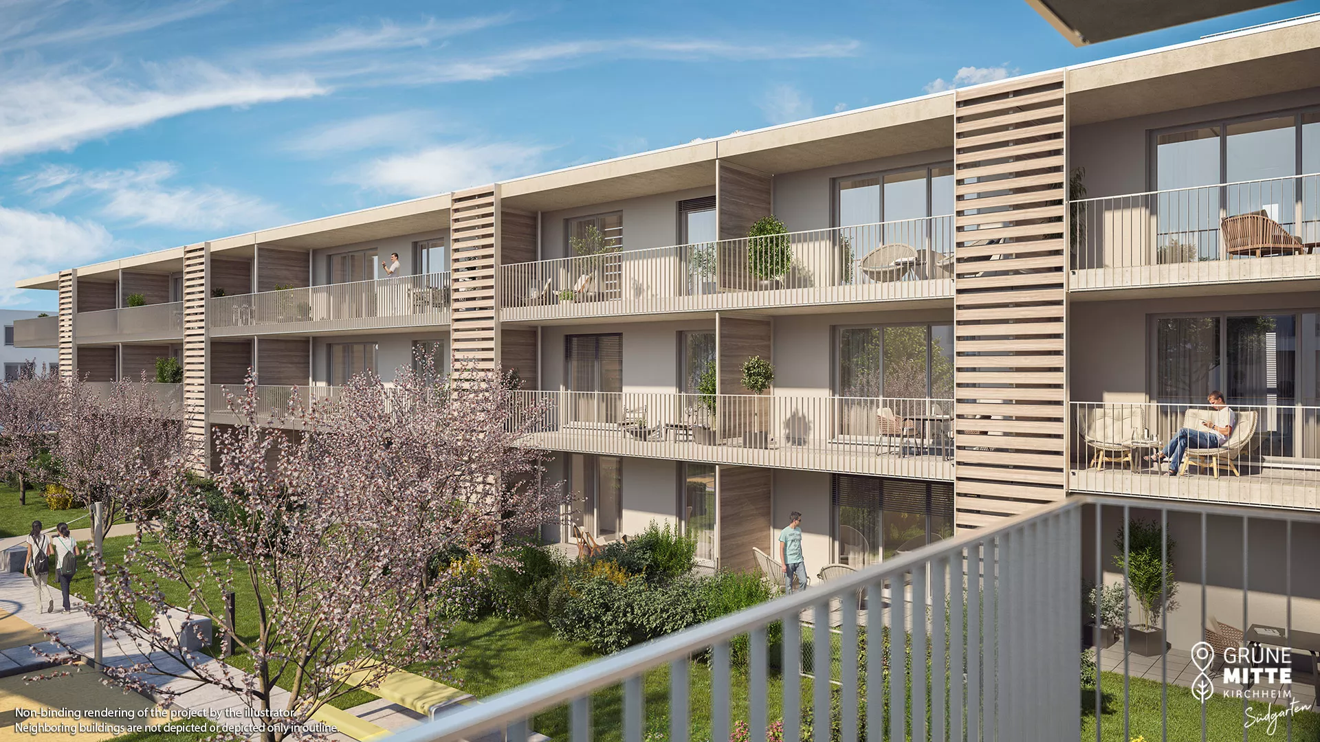 property Grüne Mitte Kirchheim - Südgarten - condominiums - illustration 2