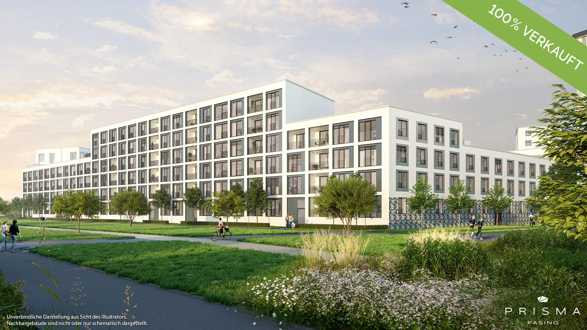 'PRISMA PASING' in Pasing-Obermenzing: Alle Wohnungen verkauft