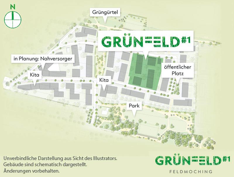 Immobilie Grünfeld 1 - Gesamtlageplan