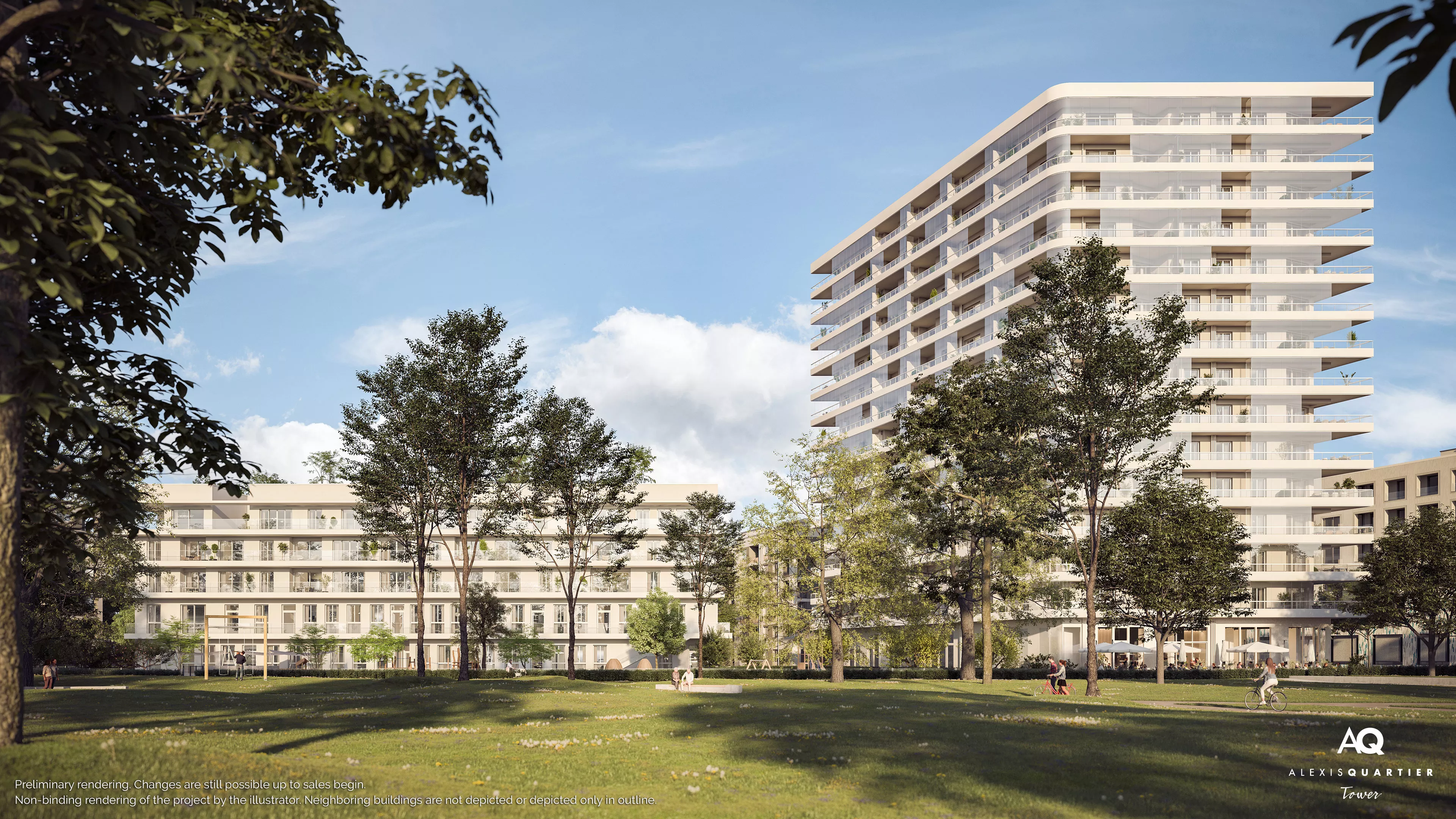 Property Munich-Perlach: Alexisquartier-Tower - Illustration 1 - Preannouncement