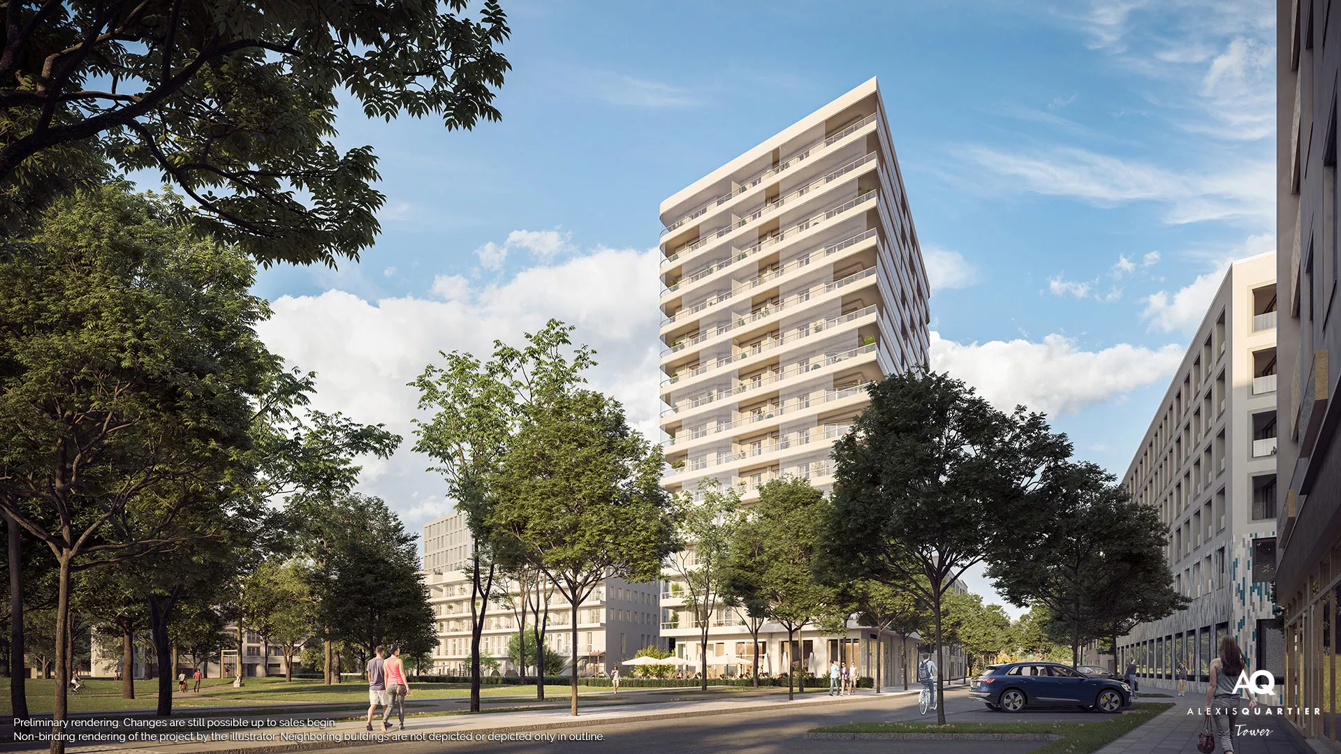 Property Munich-Perlach: Alexisquartier-Tower - Illustration 3 - Preannouncement