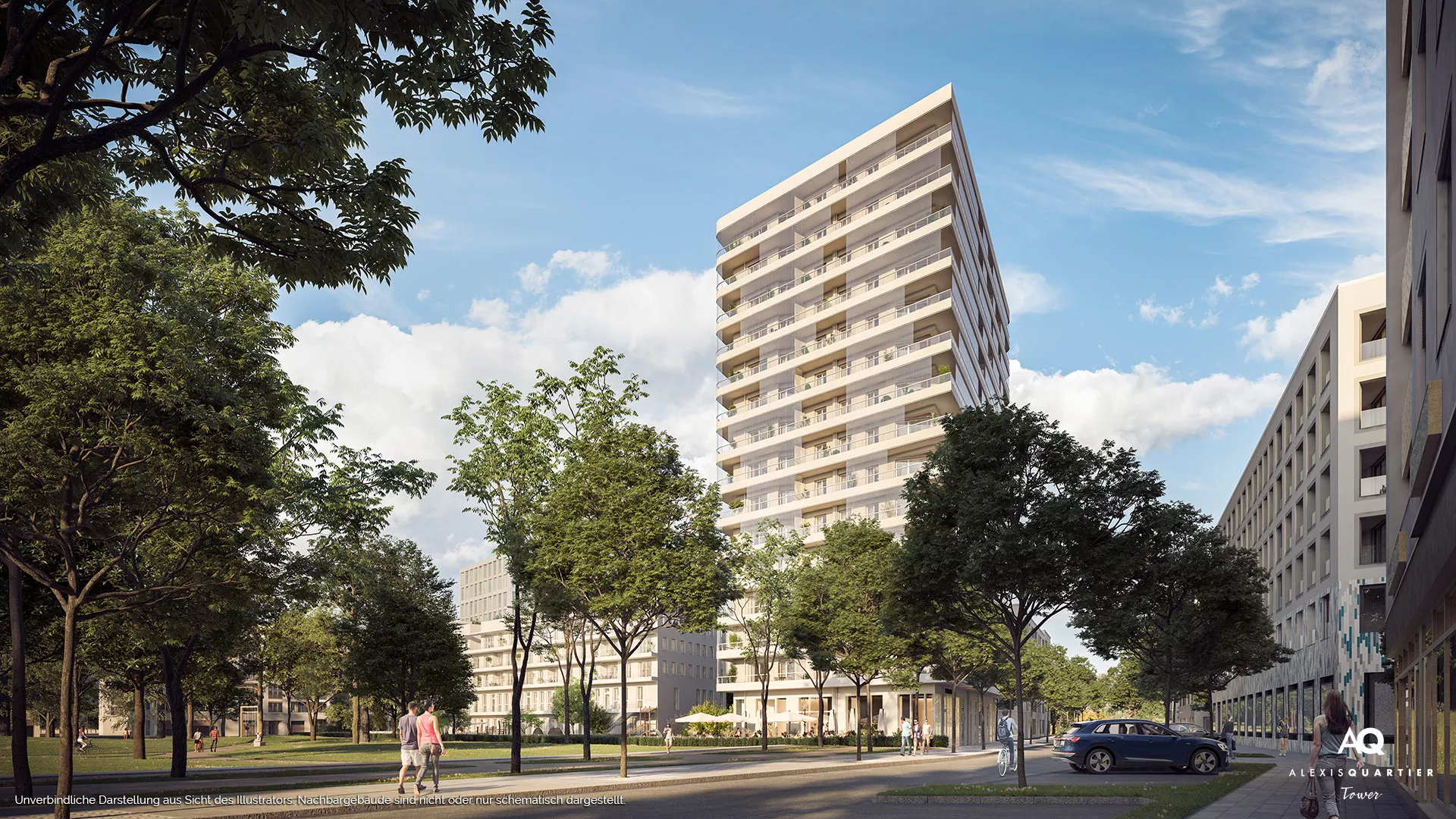 Immobilie München-Perlach: Alexisquartier - Tower - Illustration 3