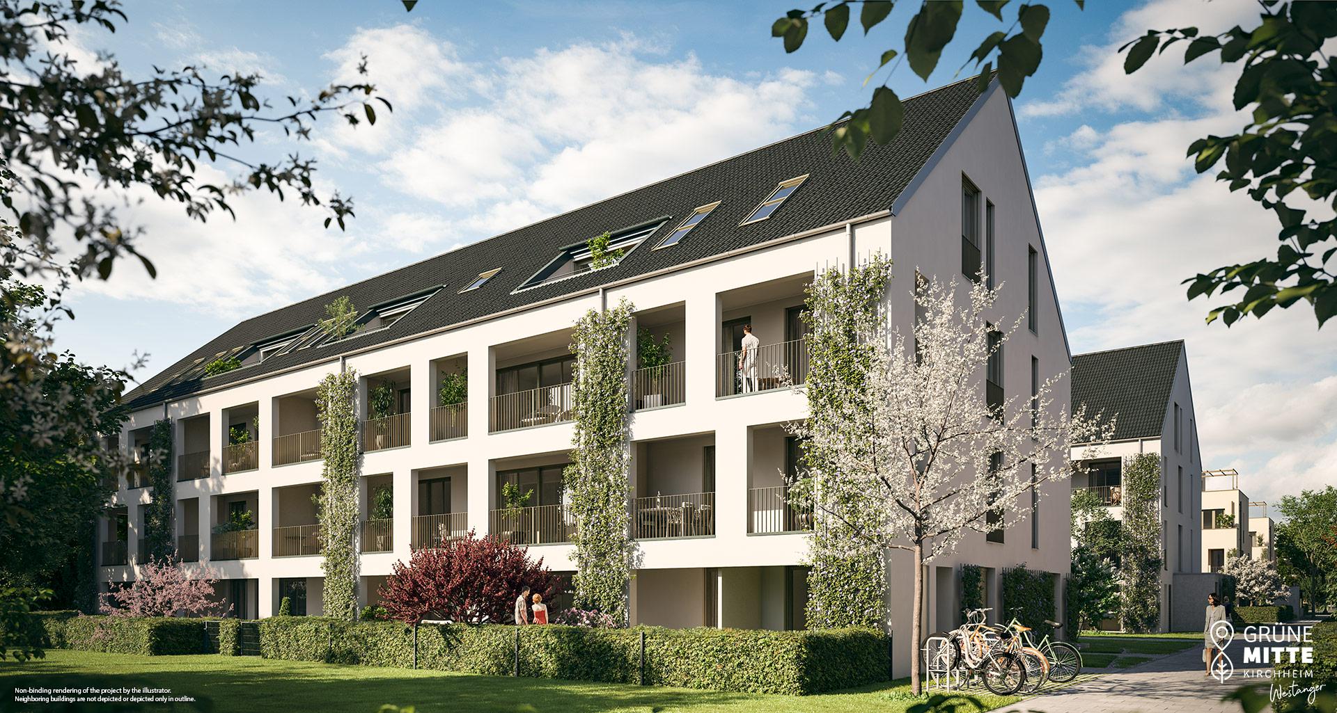 property Grüne Mitte Kirchheim - Westanger - condominiums - slider