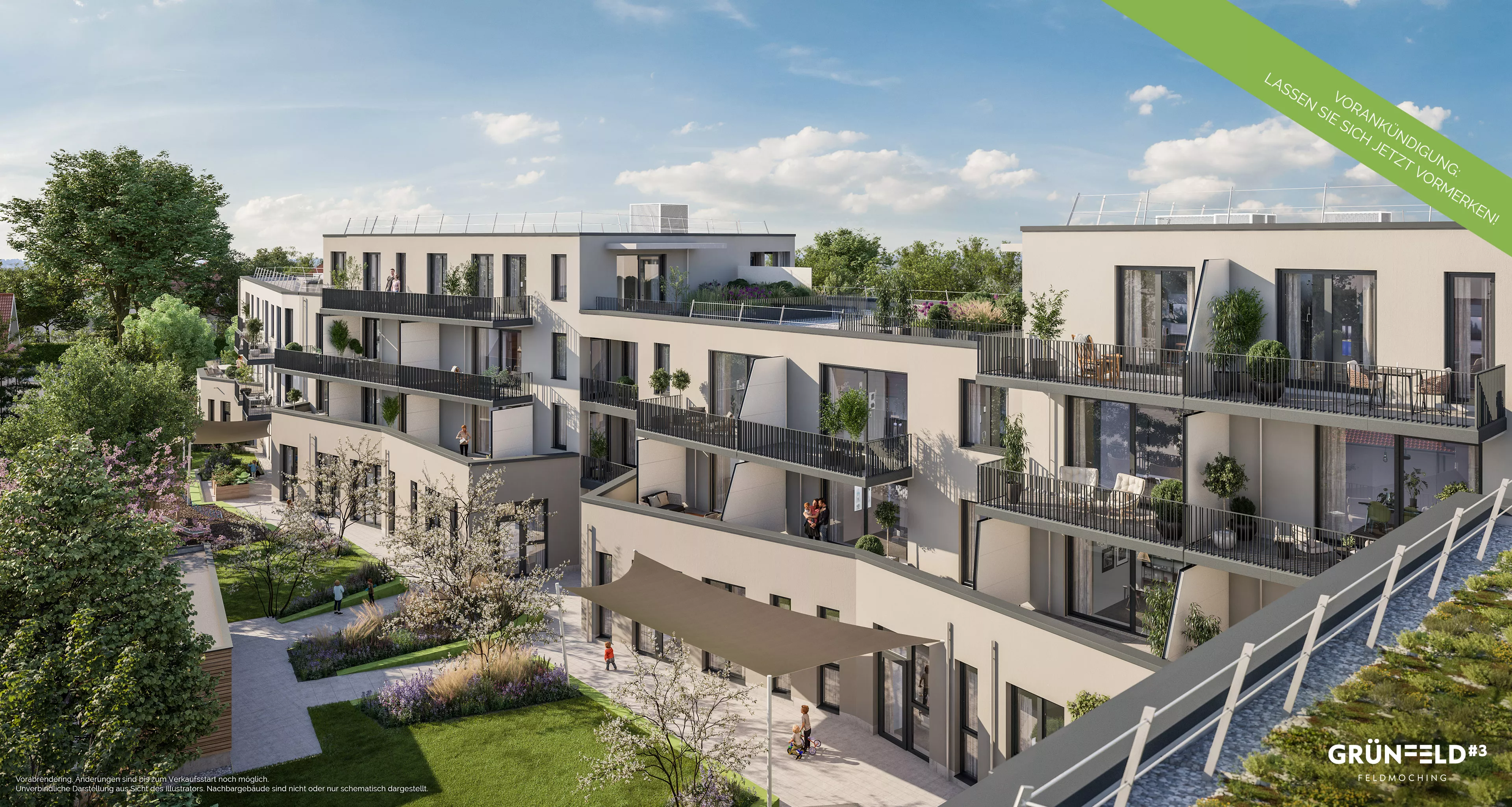 Immobilie München-Feldmoching: Grünfeld3-Feldmoching - Slider - Vorankündigung