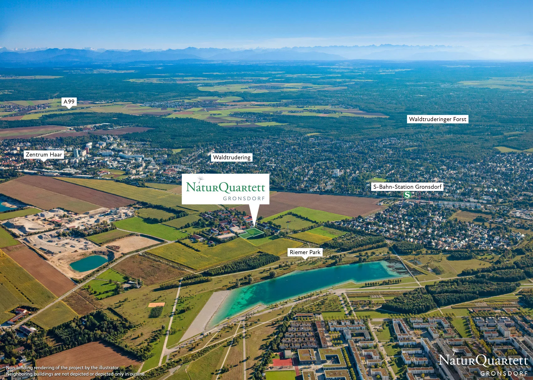 Property NaturQuartett-Gronsdorf - Air view Property NaturQuartett-Gronsdorf - Air view