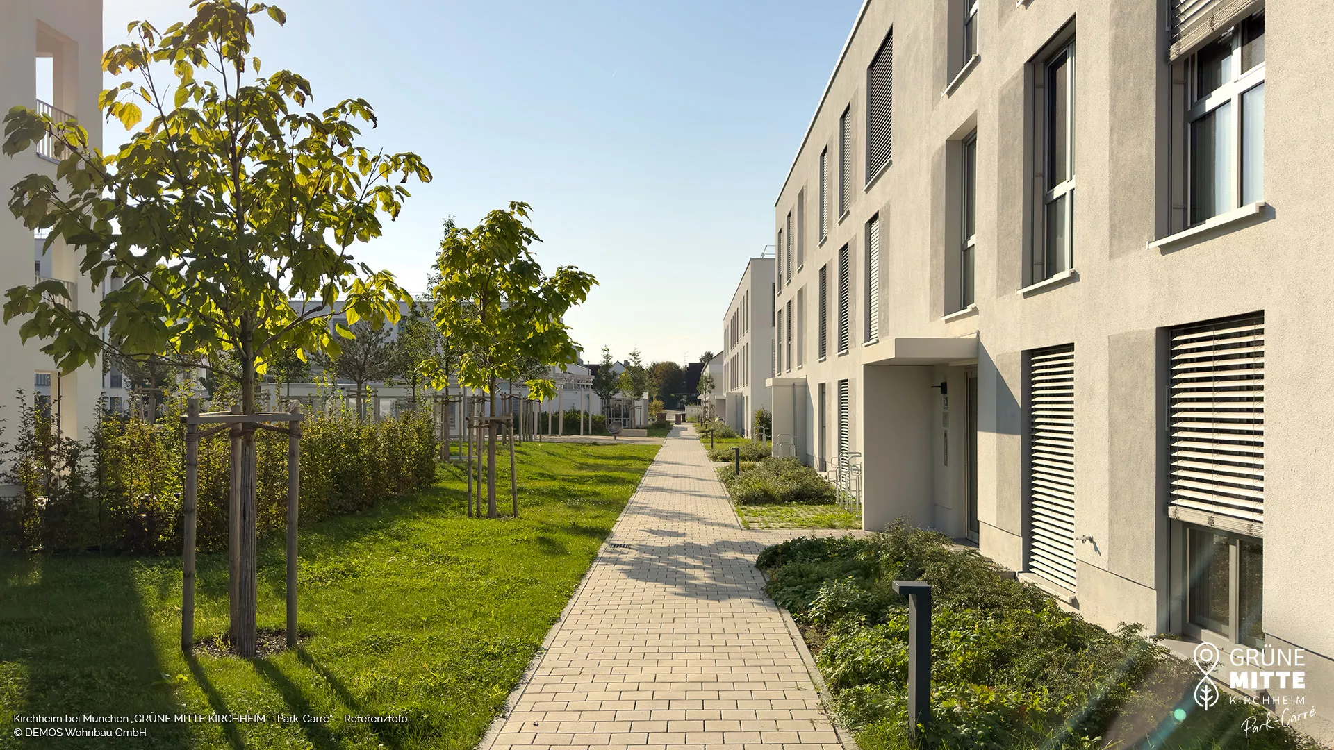 Eigentumswohnungen Kirchheim bei München: Grüne Mitte Kirchheim - Park-Carré - Referenzfoto 2
