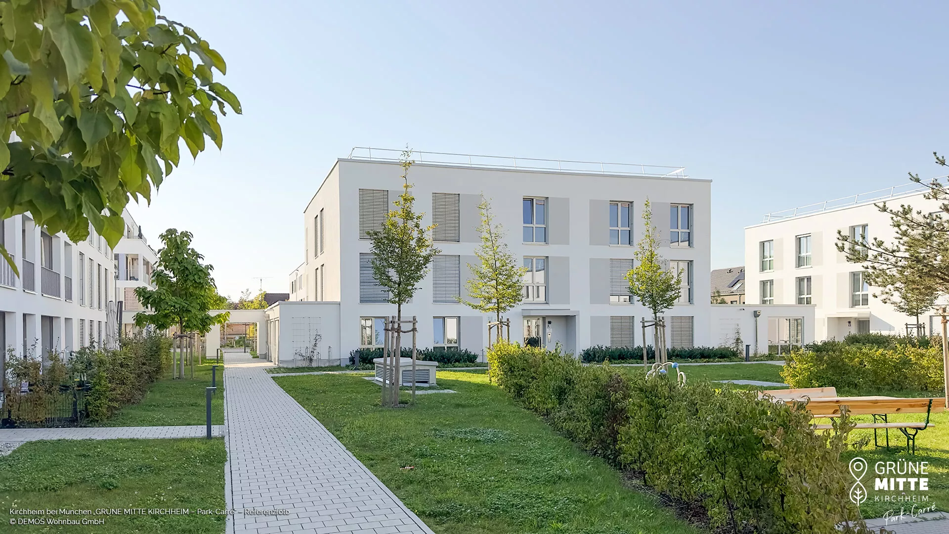 Eigentumswohnungen Kirchheim bei München: Grüne Mitte Kirchheim - Park-Carré - Referenzfoto 3