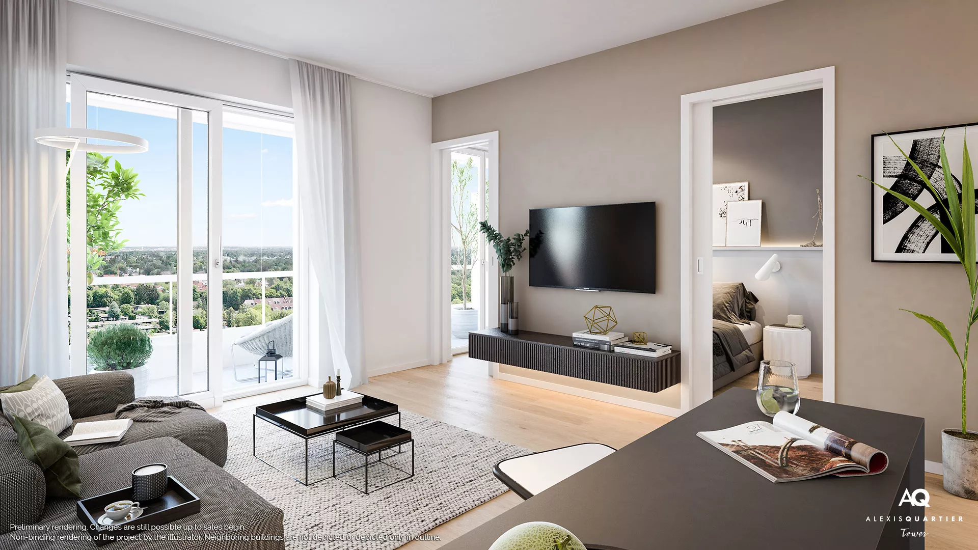 Property Munich-Perlach: Alexisquartier-Tower - Illustration13 - Preannouncement