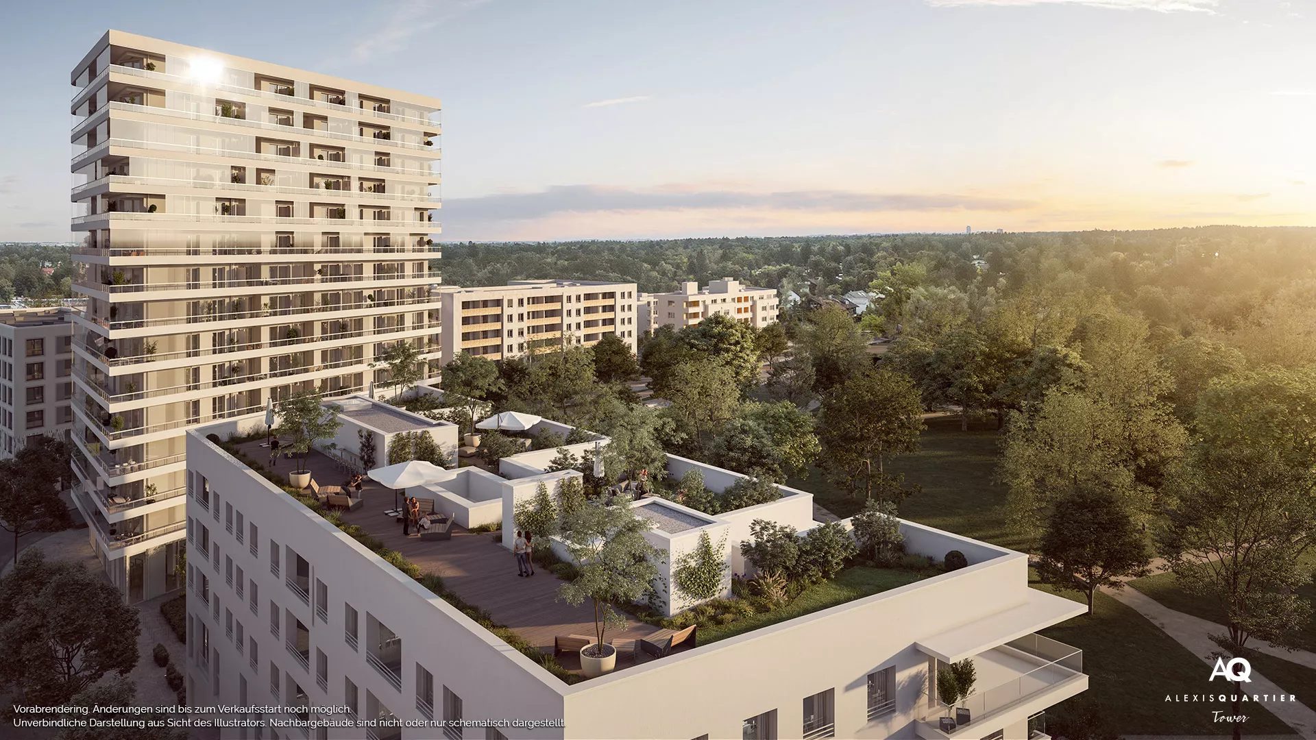 Immobilie München-Perlach: Alexisquartier-Tower - Illustration 2 - Vorankündigung