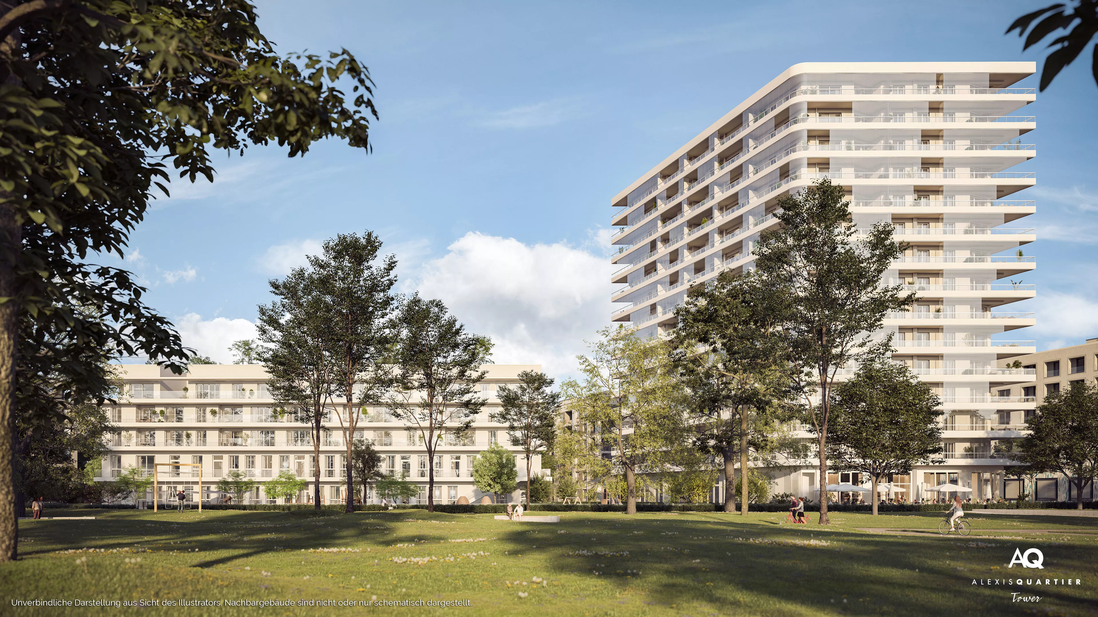 Immobilie München-Perlach: Alexisquartier - Tower - Illustration 1