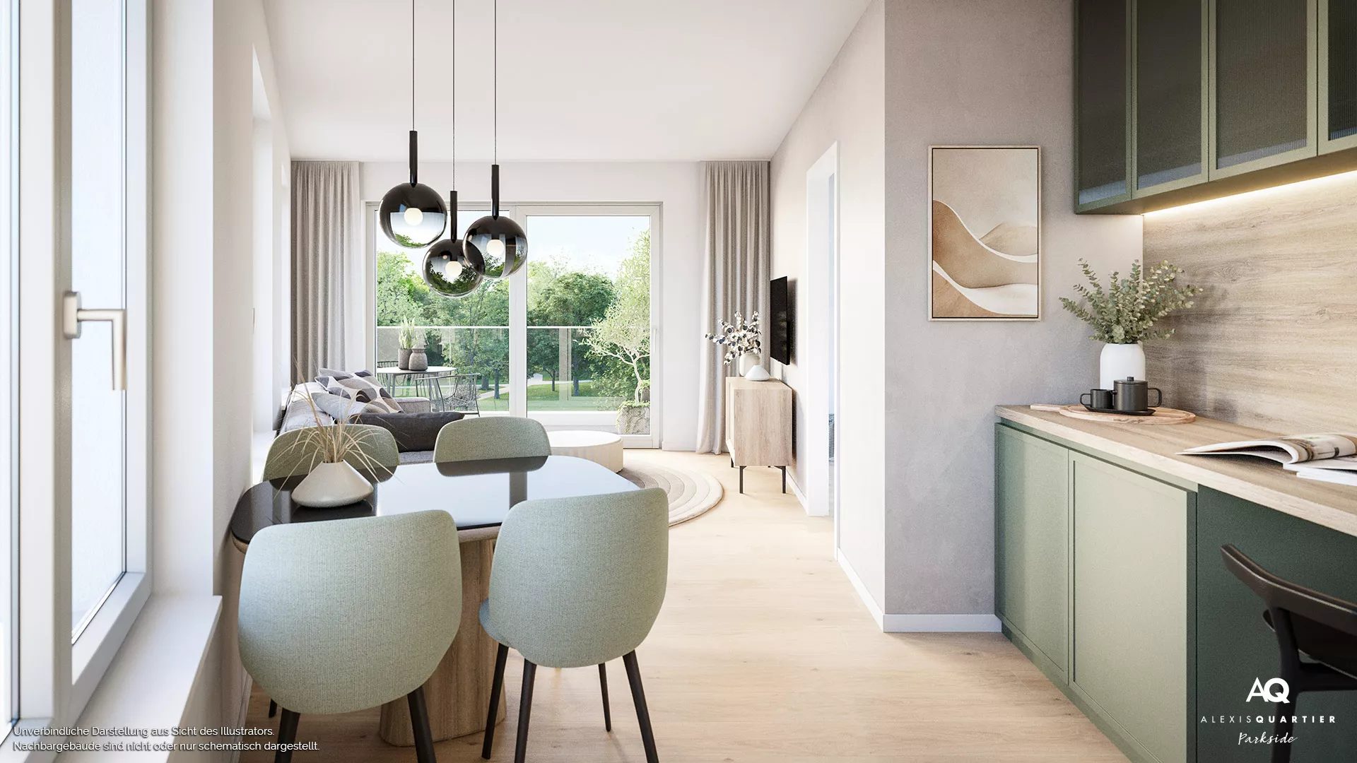 Immobilie München-Perlach: Alexisquartier-Parkside - Illustration 7