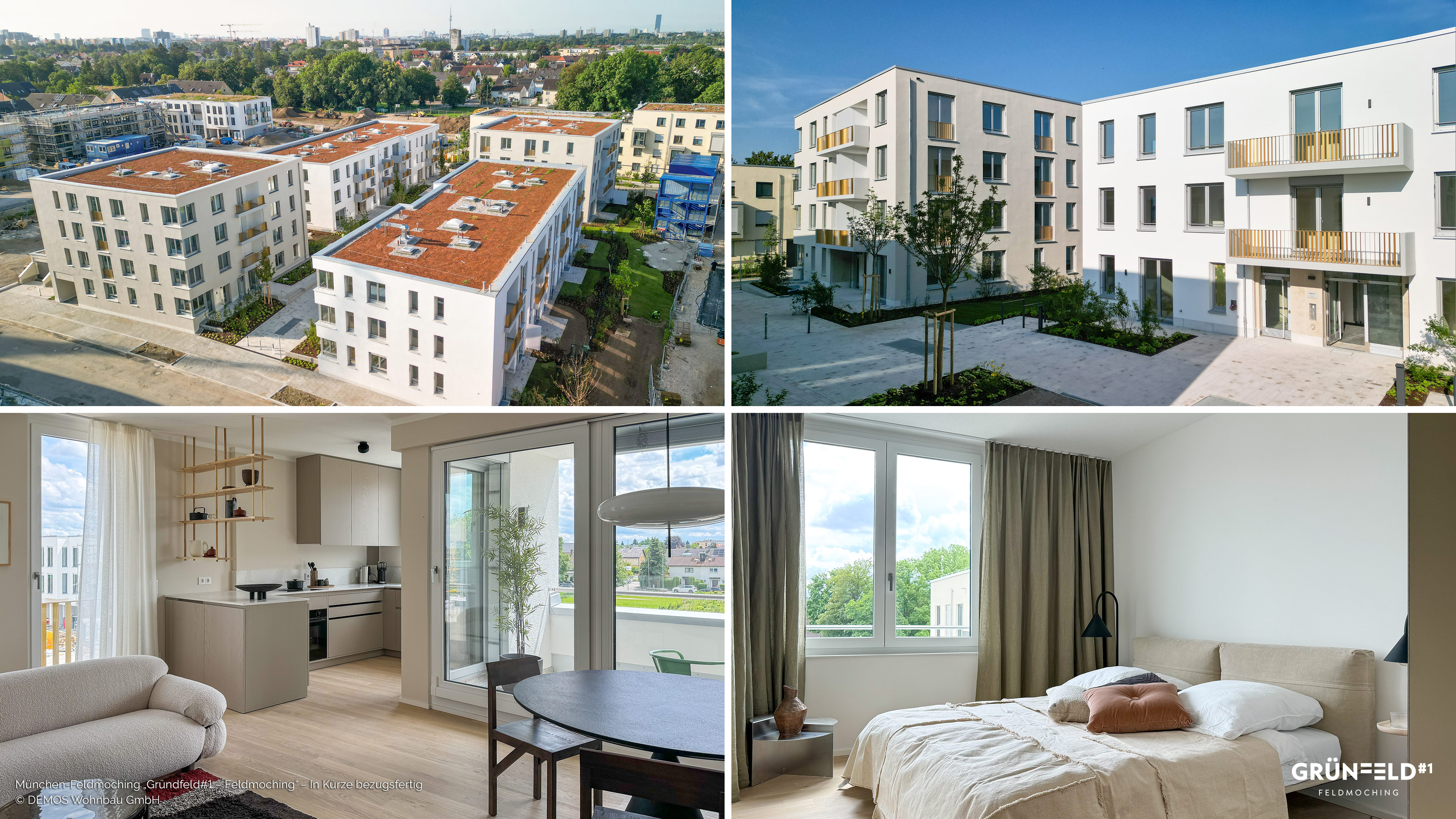 „Grünfeld #1“ in München-Feldmoching: In Kürze bezugsfertig