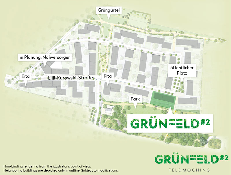 Property Munich-Feldmoching: Grünfeld2-Feldmoching - Site plan 1