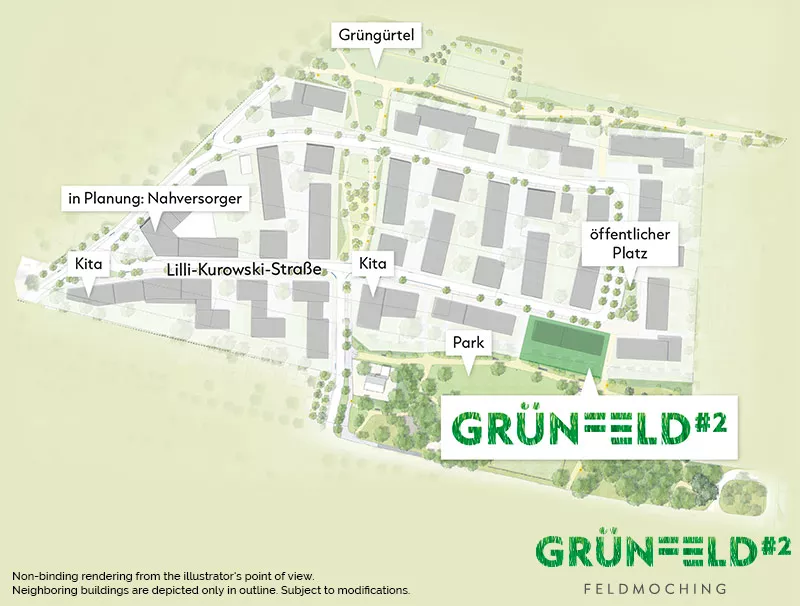 Property Munich-Feldmoching: Grünfeld2-Feldmoching - Site plan 1