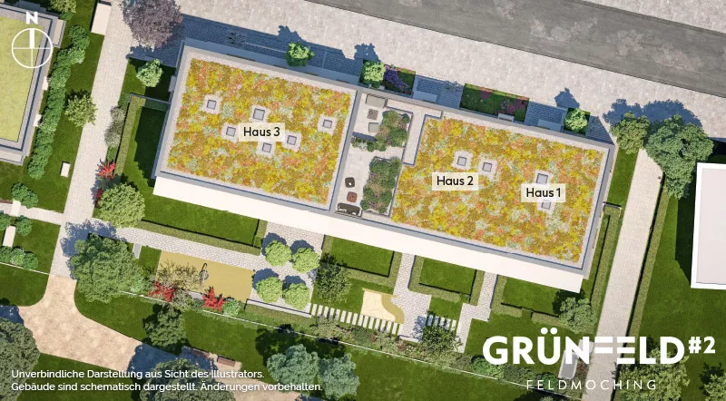 Immobilie München-Feldmoching: Grünfeld2-Feldmoching - Lageplan