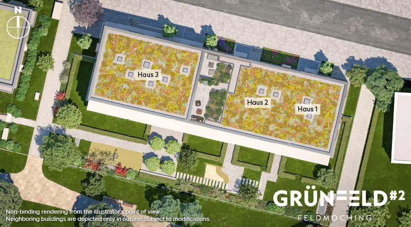 Property Munich-Feldmoching: Grünfeld2-Feldmoching - Site plan 2