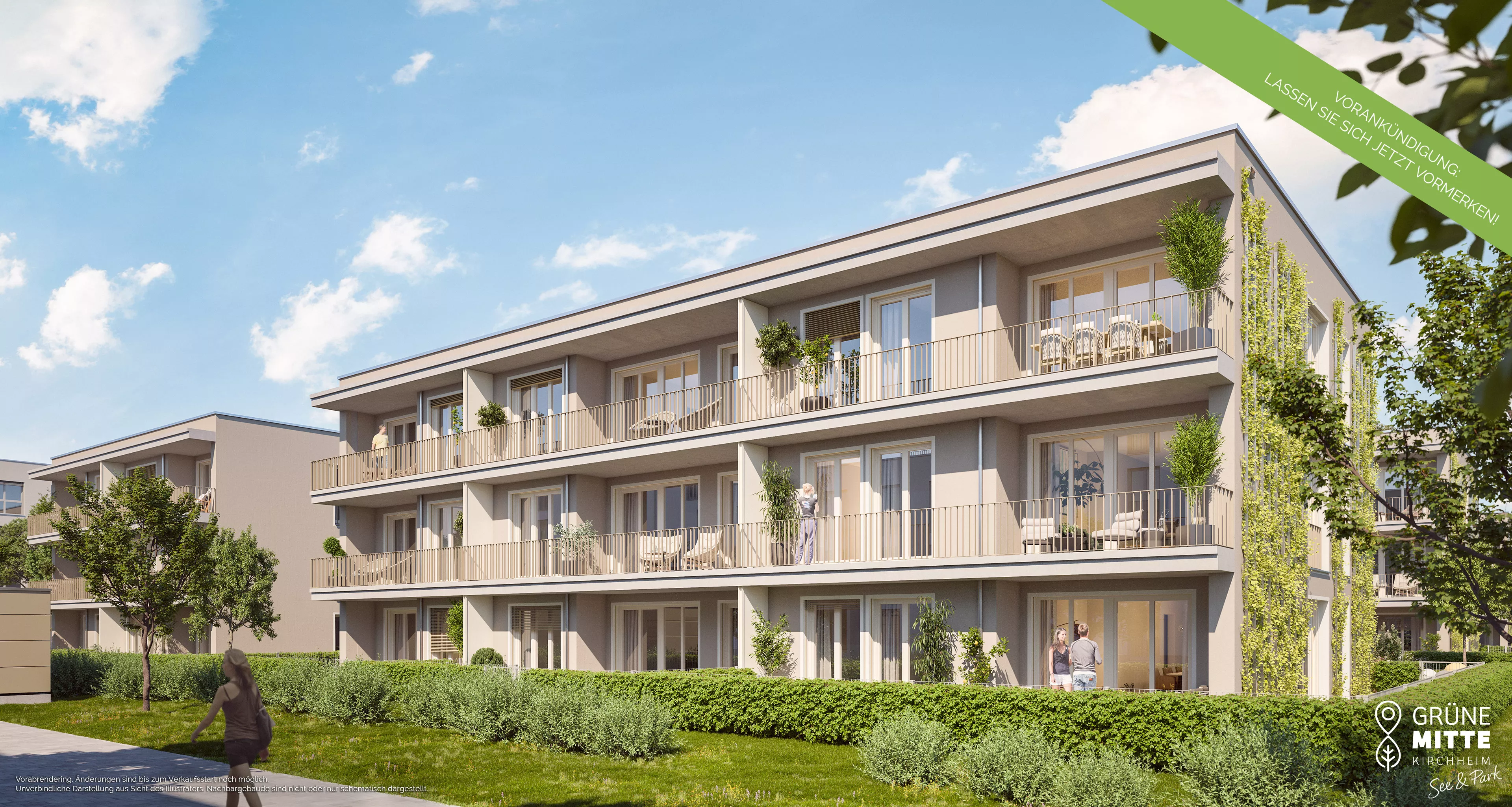 Immobilie Kichheim: Grüne Mitte Kirchheim - See und Park - Slider - Vorankündigung