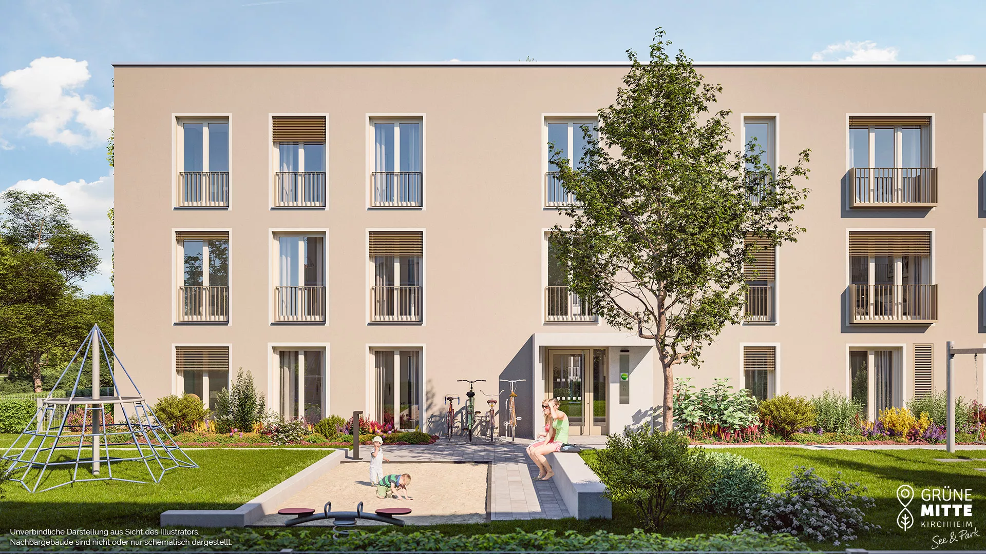 Immobilie Kirchheim b. München: Grüne Mitte Kirchheim - See und Park - Illustration 4