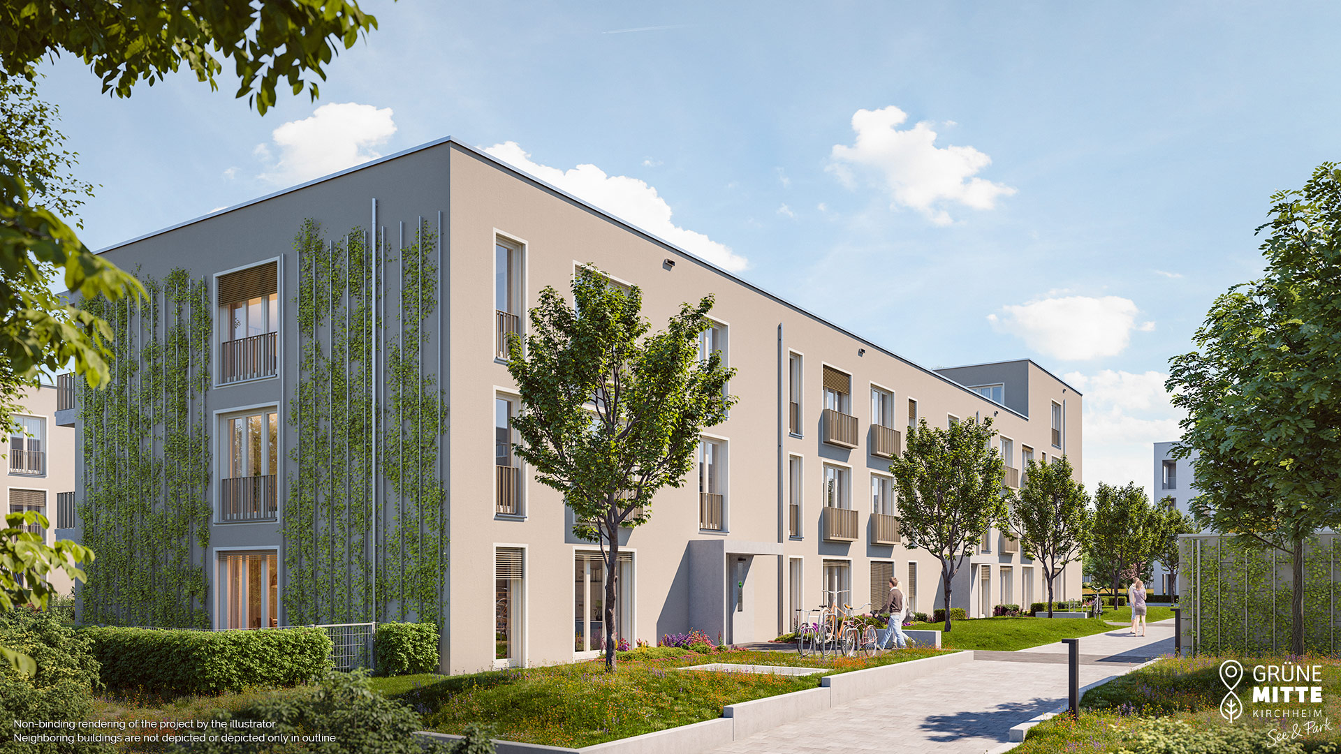 Property Kirchheim near Munich: Grüne Mitte Kirchheim - See and park - Illustration 5