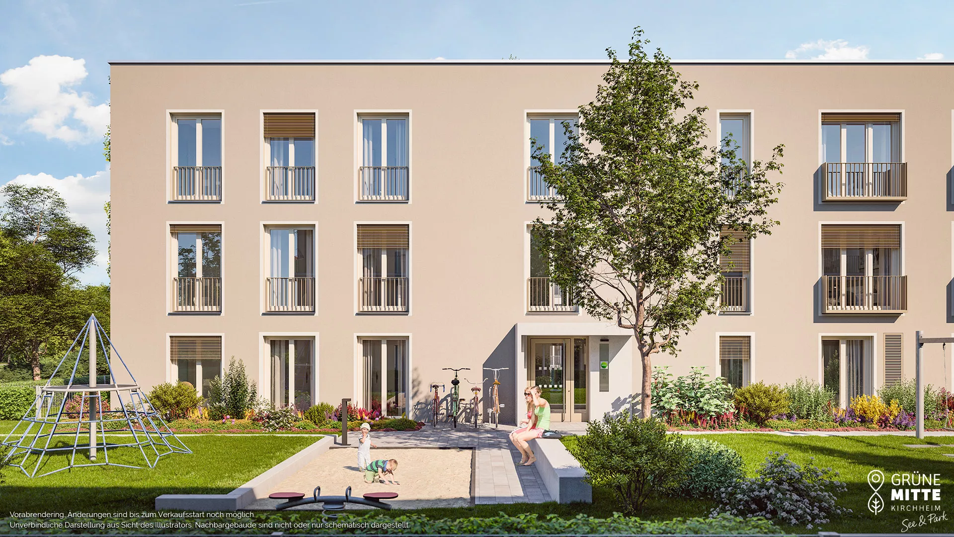 Immobilie Kirchheim: Grüne Mitte Kirchheim - See und Park - Illustration 4 - Vorankündigung