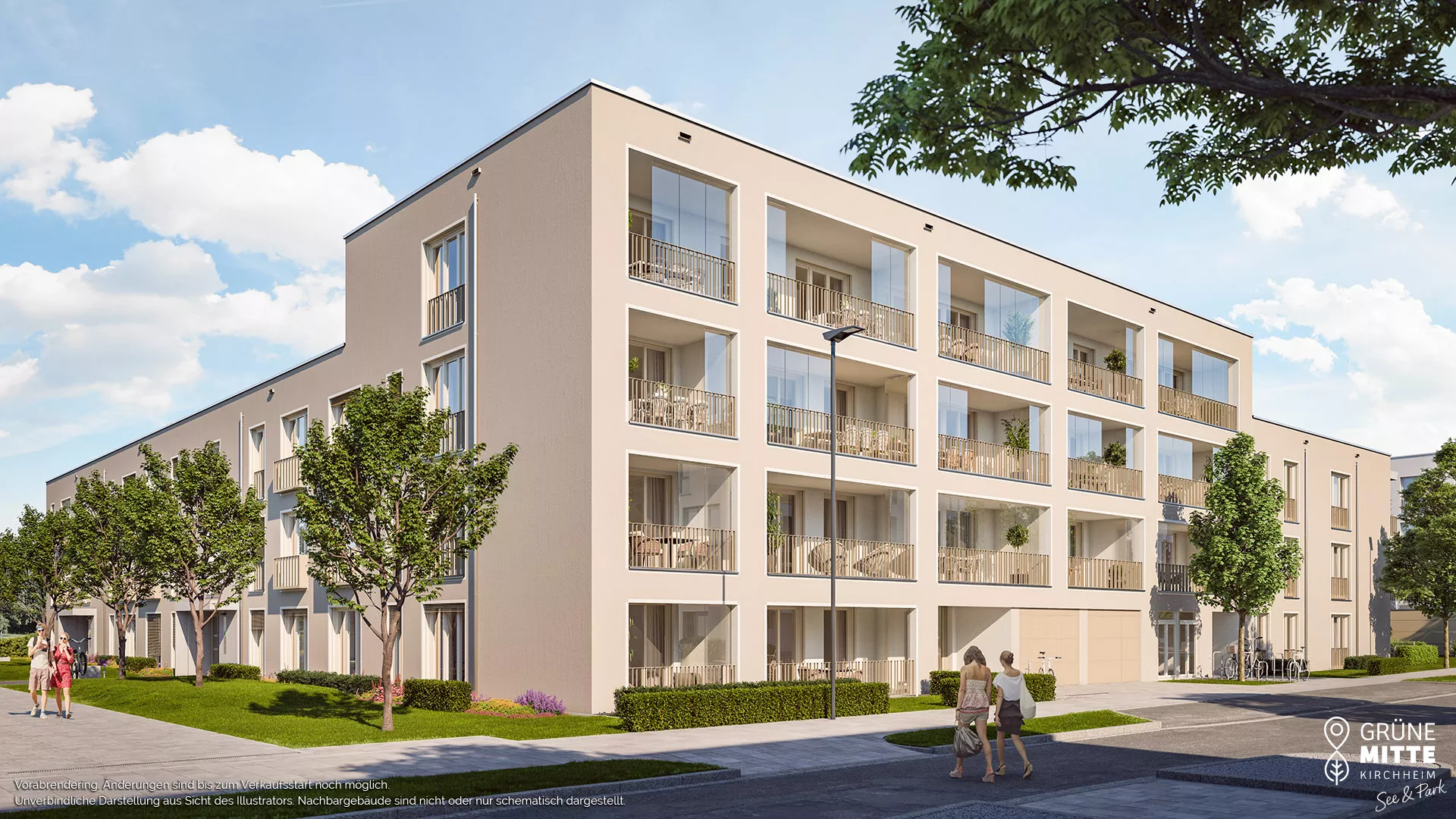 Immobilie Kirchheim: Grüne Mitte Kirchheim - See und Park - Illustration 6 - Vorankündigung